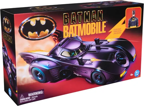 Vista 7 de DC Comics Batman '89 Batmobile & Batman - Juego de figuras de acción
