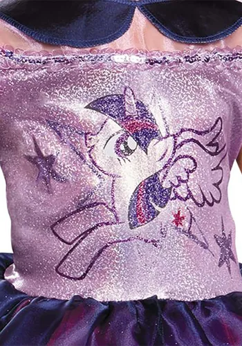 Vista 3 de Disfraz Deluxe con Tutú de Twilight Sparkle para Niñas - My Little Pony Multicolor