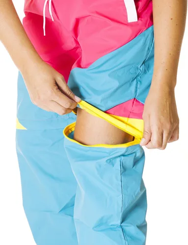 Vista 4 de Funny Guy Mugs Pantalones cortavientos retro neón de los años 80 y 90