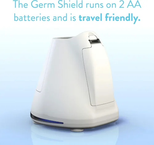 Vista 7 de TAO Clean Germ Shield - Desinfectante para cepillos de dientes UV, estación de limpieza universal que se adapta a todos los cepillos de dientes