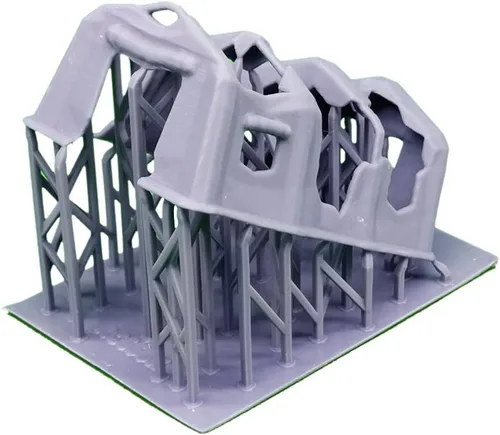 Vista 2 de Outland Models Tienda abandonada de paisaje ferroviario 1:87 escala HO