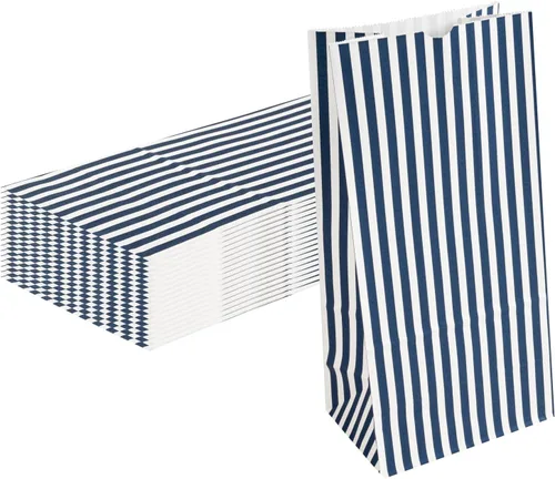 Vista 48 de Restaurantware Bag Tek - Bolsas de papel de 2 libras, 100 bolsas de almuerzo desechables, pequeñas para almuerzos, sándwiches y aperitivos, bolsas