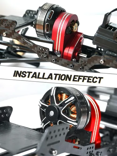 Vista 2 de OGRC C2822 Motor sin escobillas 1400KV RC Modelos Motor sin escobillas para SCX24 C10 JLU Deadbolt Gladiator Bronco Crawler Car