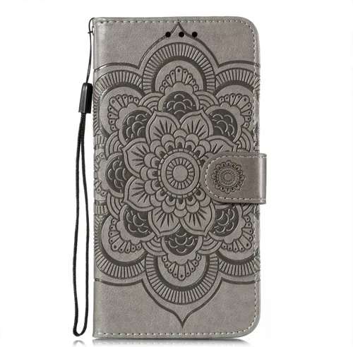Vista 9 de LEECOCO - Funda para Galaxy Note 9 con diseño de mandala en relieve de piel sintética con tapa para cuaderno, estilo de libro, soporte magnético
