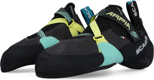 Vista 2 de SCARPA Arpia Rock Climbing Shoes para hombre para escalada deportiva y boulder, Negro, 1