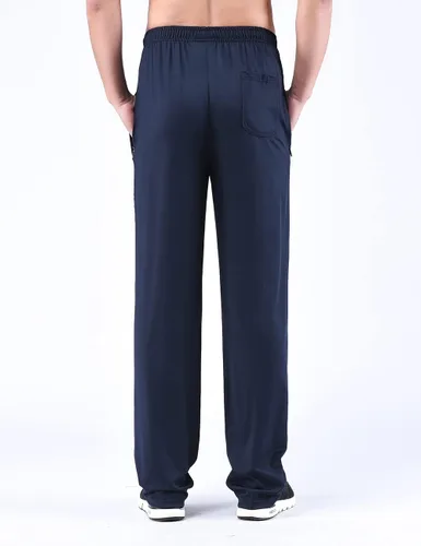 Vista 6 de Zoulee Nuevos pantalones deportivos con cremallera frontal para hombre