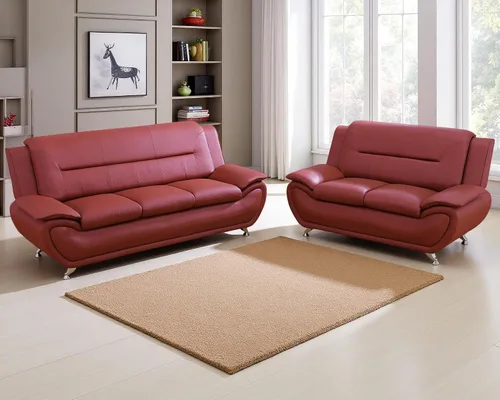 Vista 9 de Sofás de cuero, juego de sofás de sala, sofá para dormitorio, apartamento, juegos de muebles de sala de estar de cuero