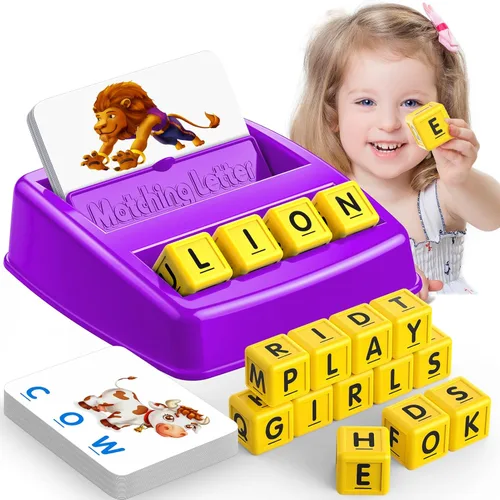 Vista 8 de LIWIN LET'S GO! Juegos educativos para niños de 3 a 8 años, juego de emparejar letras para niños de 3 a 8 años, juguetes educativos para niños de 3
