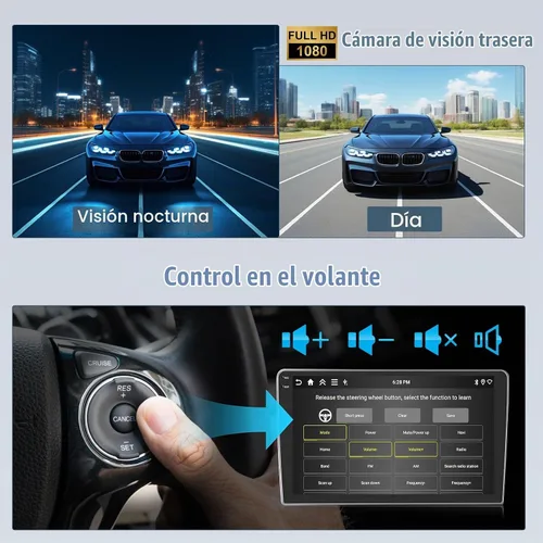 Vista 7 de 4+64G Android 15 Radio de coche para KIA Forte Cerato K3 2013-2018 unidad principal 9" Touchscreen for Forte Car Stereo, Wireless CarPlay/Android