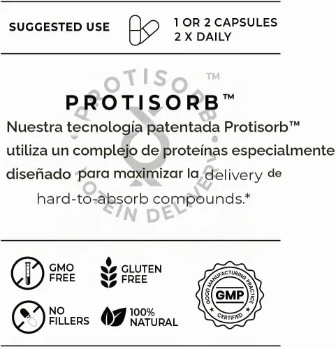 Vista 9 de UltraCur - Curcumina Cúrcuma - Curcumina de acción rápida altamente biodisponible - 60 cápsulas vegetarianas