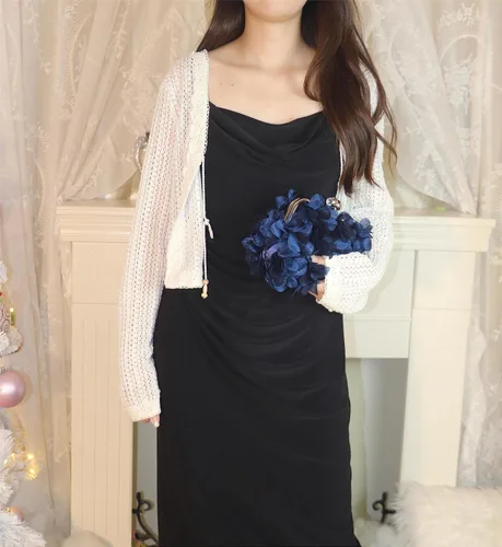 Vista 3 de Bolso de noche para mujer, diseño floral, para boda, baile de graduación, beso