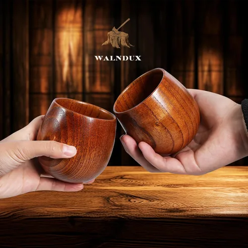Vista 7 de Juego de tazas de whisky, regalos de bourbon para hombres, taza de madera acabada a la antigua, gran regalo de taza para hombres, papá o hermano