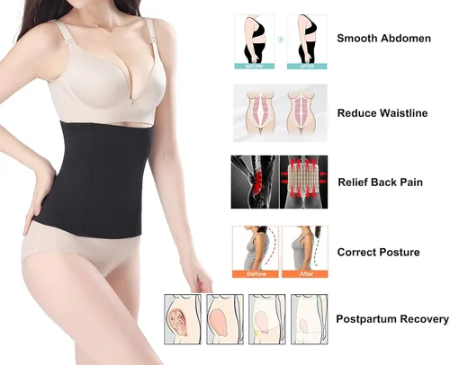 Vista 3 de KSKshape entrenador para cintura, moldeador para perder peso, modelador para controlar el abdomen, modelador para el cuerpo, transpirable, faja