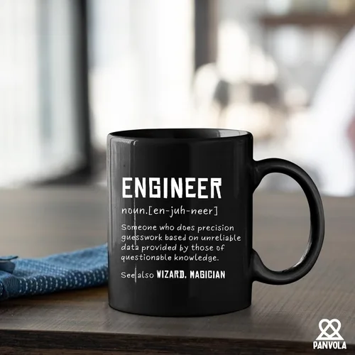 Vista 5 de Panvola Engineer Definition Someone Who Does Precision Funny Engineer Gifts for Engineering Students Teachers Computer Civil Mechanical Electrical