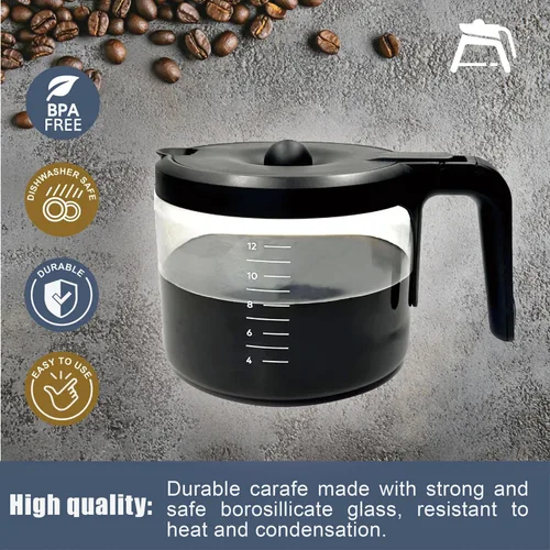 Vista 6 de Repuesto de cafetera de 12 tazas compatible con Keurig 5000 K-Duo Essentials y 5500 K-Duo Essentials modelos de cafetera fría y caliente