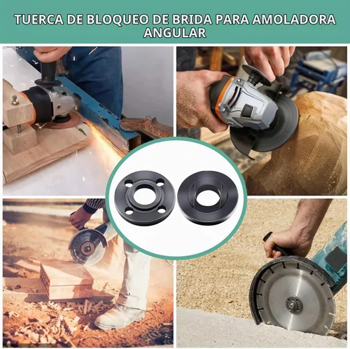 Vista 6 de Kit de llave de tuerca de amoladora angular 9PCS 5/8-11 Tuerca