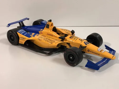 Vista 2 de Greenlight 11061 1: 18 2019#TBD Fernando Alonso/TBD Vehículo fundido a presión, multicolor