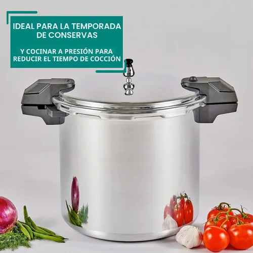 Vista 8 de MIRRO Enlatadora a presión de aluminio de 22 cuartos con 3 reguladores, 5