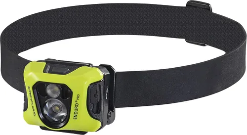 Vista 8 de Streamlight 61436 Enduro Pro USB recargable multifunción lámpara principal con correa elástica y de goma y bloqueo dual 3M, amarillo