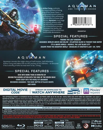 Vista 4 de Aquaman 2-Film Collection Blu-ray