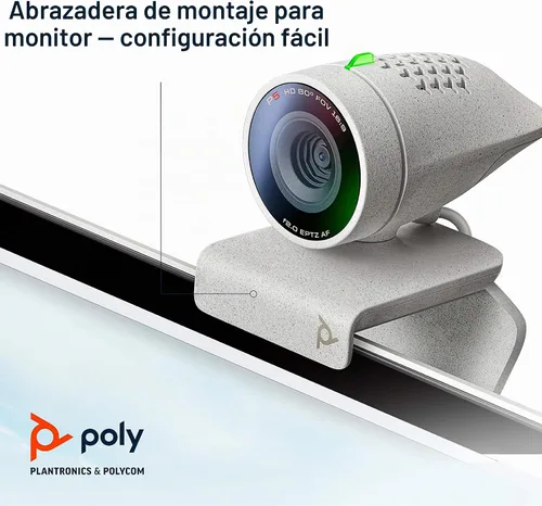 Vista 7 de POLY POLY - Cámara web Studio P5 con kit de altavoz Poly Sync 20+ Polycom