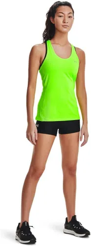 Vista 2 de Under Armour - Pantalones cortos HeatGear, tiro medio, para mujer
