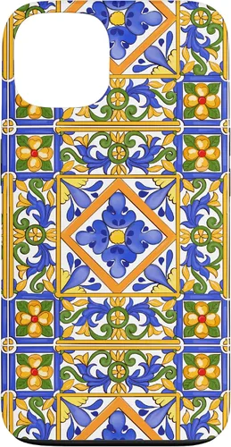 Vista 7 de Sicilian,Italian,Summer,Tiles,Mosaic,Majolica Art Case for iPhone 17