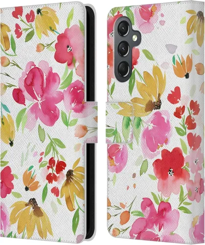 Vista 76 de Head Case Designs Officially Licensed Ninola Butterfly Nature Spring Floral Leather Wallet Case Compatible with Samsung Galaxy A07 4G