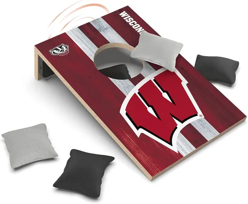 Vista 62 de SOAR Juego de Cornhole de mesa NCAA y altavoz Bluetooth