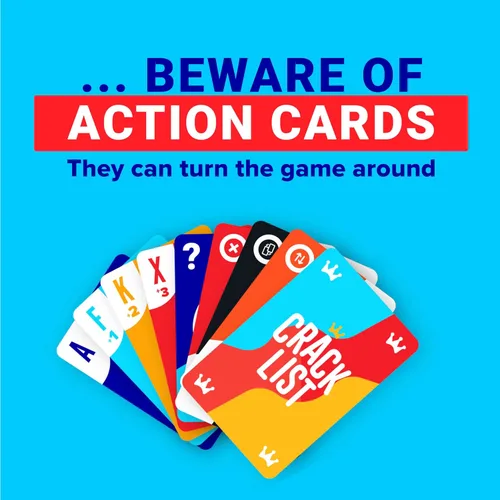 Vista 5 de SAVANA Crack List - The Crack-You-Up Categorías Juego de cartas Más de 2 jugadores Juego rápido y divertido para niños, adolescentes y adultos