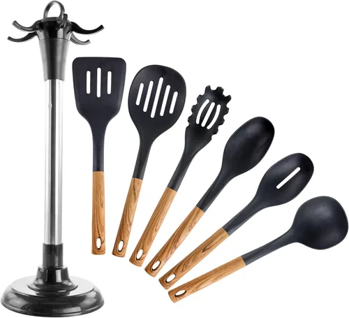 Vista 12 de Megachef Juego de utensilios de cocina de nailon para herramientas, 7 piezas, varios