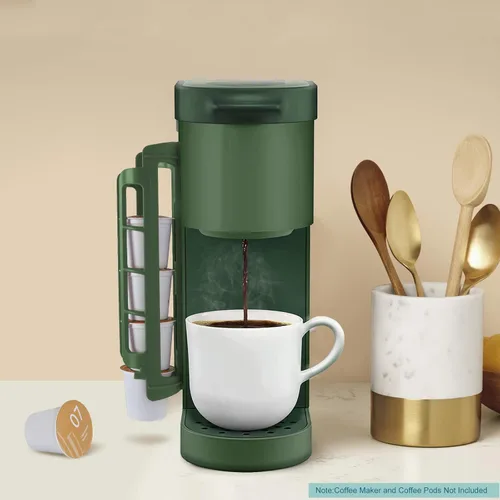 Vista 8 de STORAGENIE Soporte para cápsulas de café Keurig, montaje en pared lateral, almacenamiento de tazas K, perfecto para mostradores pequeños