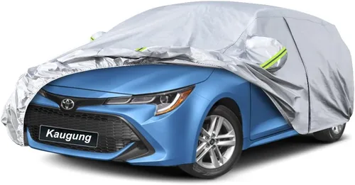 Vista 73 de Kaugung Funda para Coche de Ajuste Personalizado BMW Serie 3 E30 (1982-1994), 7 Capas Resistente al Viento Todo Clima Impermeable Cubierta Exterior
