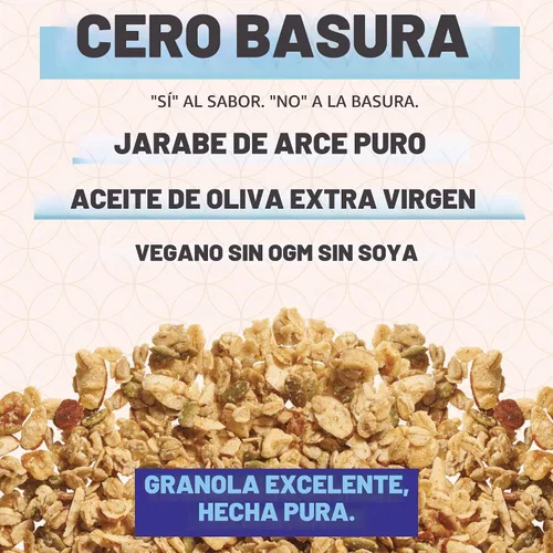 Vista 4 de Hudson Henry Granola, arce, pecana y coco, paquete de 12 onzas, paquete de 3, proyecto verificado sin OMG