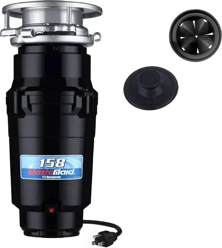 Vista 13 de Waste Maid 10-US-WM-658-3B - Sistema de trituración de residuos de alimentos de acero inoxidable anti-atascos, 1-1/4 HP Premium, Negro