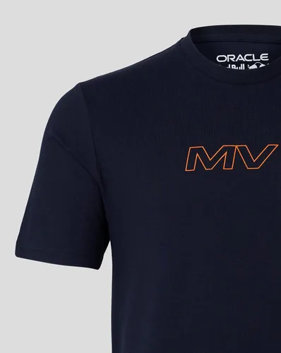 Vista 3 de Camiseta Red Bull Racing F1 Max Verstappen Driver, Azul