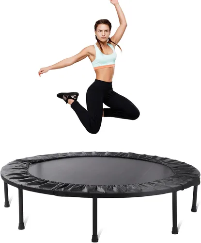 Vista 7 de Rebounder Trampoline for Adults, 40"/50" Foldable Spring Fitness Trampoline - 450 lbs Capacity, Quiet & Stable Indoor/Outdoor Exercise Equipment for