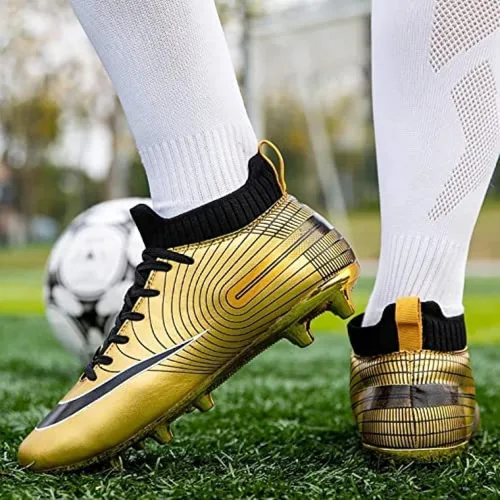 Vista 6 de Spikes - Zapatos de fútbol para niños y niñas, zapatos de fútbol para entrenamiento y correr