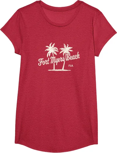 Vista 76 de Fort Myers Beach Florida Vintage 70s Palm Trees Graphic T-Shirt