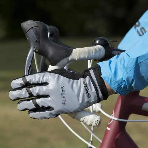 Vista 6 de Guantes de ciclismo impermeables reflectantes