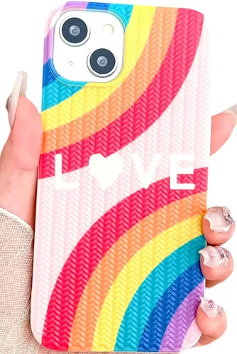 Vista 14 de Funda compatible con iPhone 13 Pro con forma de corazón para mujeres y niñas, diseño estético, delgado, delgado, a prueba de golpes, funda