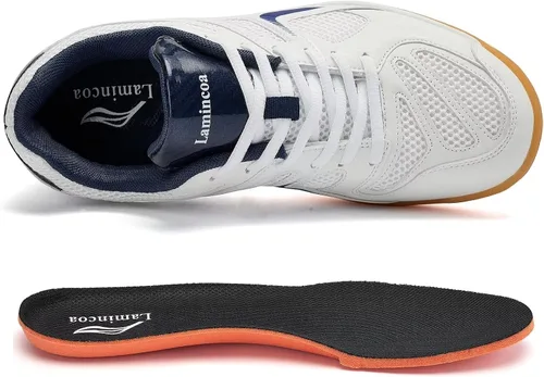 Vista 4 de Lamincoa Zapatos de pickleball para mujer, zapatos de cancha de tenis para mujer