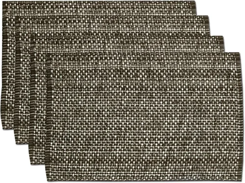 Vista 10 de Camino de mesa 100% algodón para mesas de comedor, rectangular, tejido de dos tonos, 72 x 13 pulgadas, suave y duradero, color negro (paquete de 1)