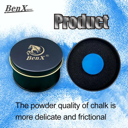 Vista 3 de Pool Cue Chalk - Professional Billiard Chalk Blue Nano Technology Long Lasting 10+ Shots Enhanced Spin & Control Wax, Dry & Neutral Options