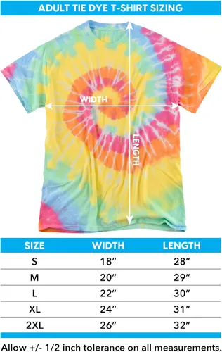 Vista 5 de Popfunk Classic IT Mini Series Pennywise The Dancing payaso Tie Dye Adulto Unisex T Shirt
