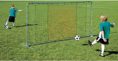 Vista 2 de Franklin Sports Rebotador de fútbol Red de rebote de acero para torneos perfecta para la práctica y entrenamiento en el patio trasero 12 pies x 6