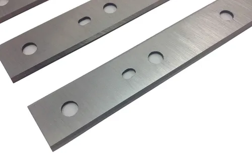 Vista 2 de Cuchillos de repuesto HSS de 13 pulgadas para cepilladora DeWalt DW735, DW735X, reemplazo DW7352 - Juego de 3