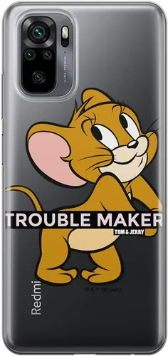 Vista 12 de ERT GROUP Funda para Xiaomi REDMI Note 10/10S Original y Oficialmente Licenciada Tom & Jerry Patrón Jerry 001 adaptado de manera óptima a