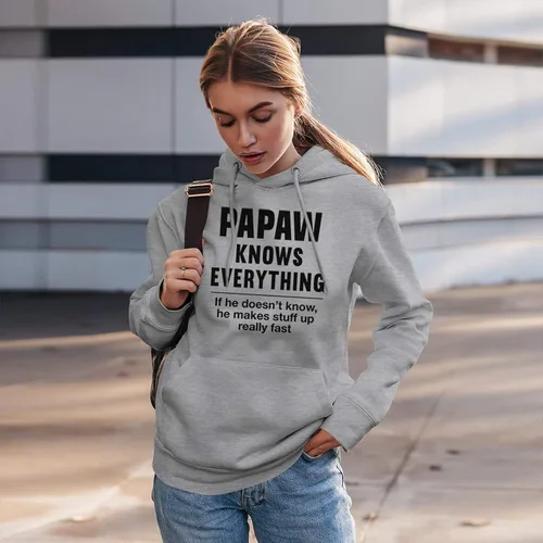Vista 4 de Sudadera divertida con capucha para regalar a pata de pata, sudadera para hombre con pata de pata, novedad para abuelo