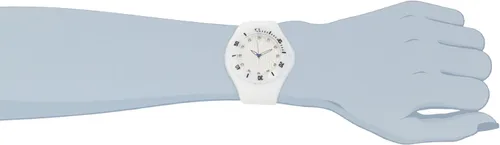 Vista 2 de TKO ORLOGI TK596WT Beach Pave, reloj ligero de goma blanca